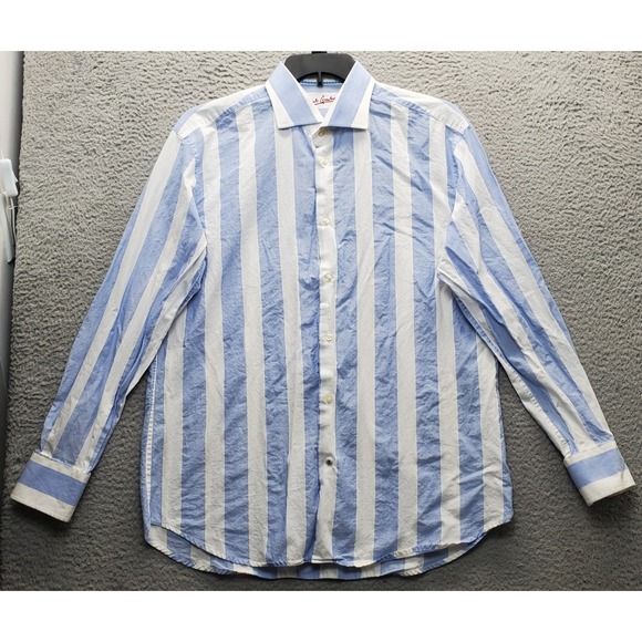 Robert Graham Other - Robert Graham Dress Shirt Mens XL Multi Striped Barrel Cuff Collared Button Up